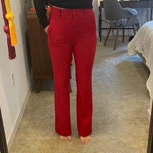 Red Aritzia pants size 4